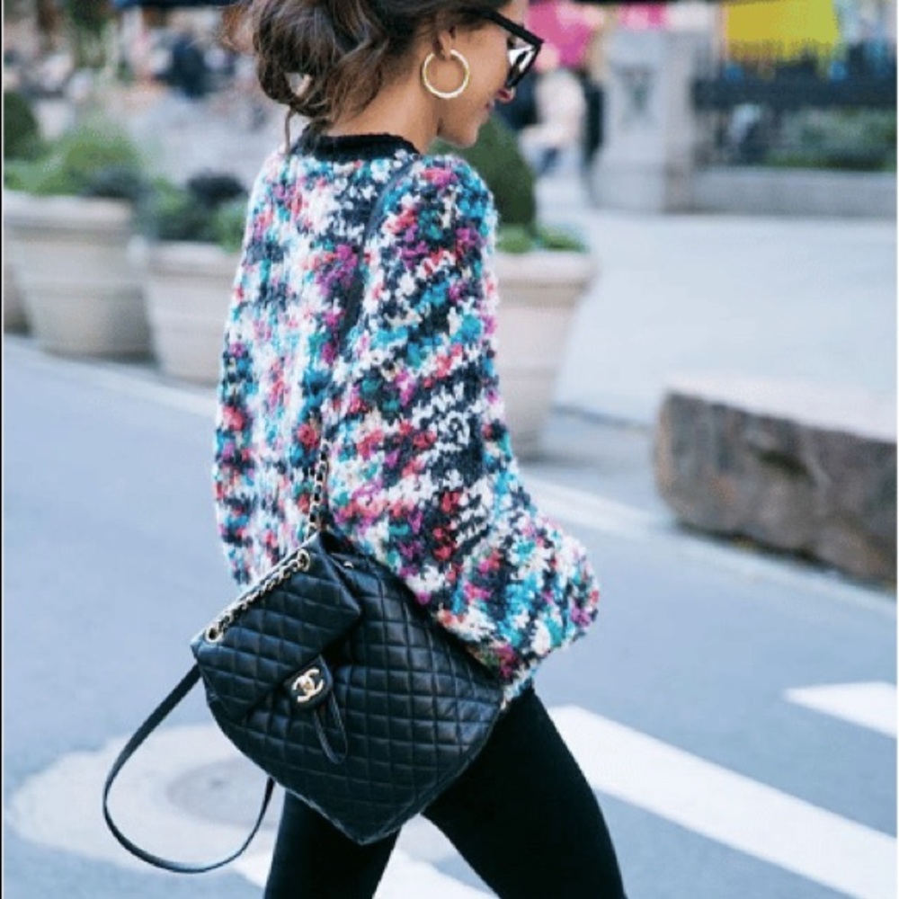 Chanel quilted urban backpack